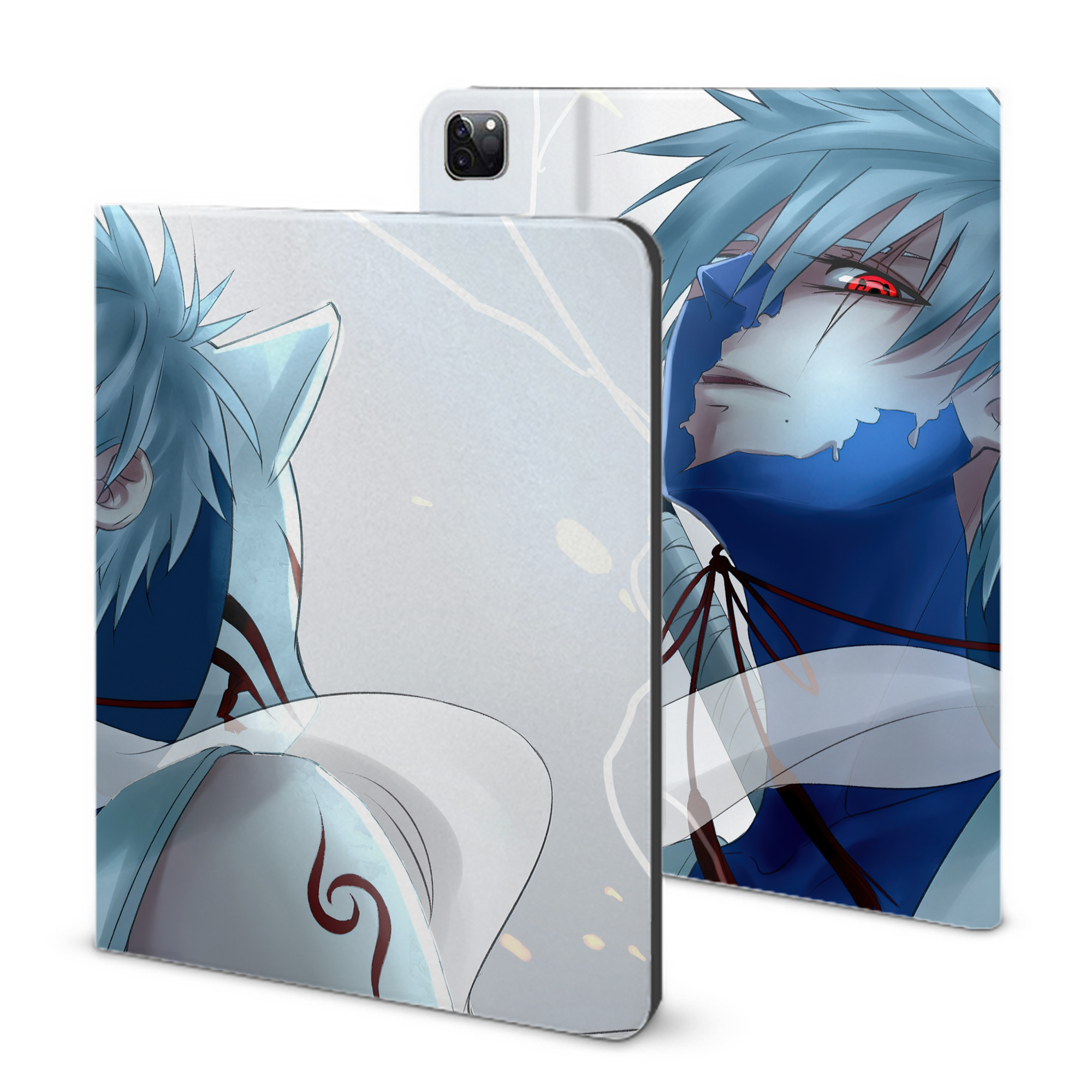 （画像用） NARUTO -ナルト- NARUTO -ナルト- 疾風伝 IPad ケース ブック型 PUレザー TPU 耐衝撃 軽量 薄型 ペン収納なし 全面保護 IPad 各モデル対応